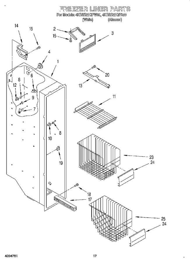 Diagram for 4KSRS22QFW00