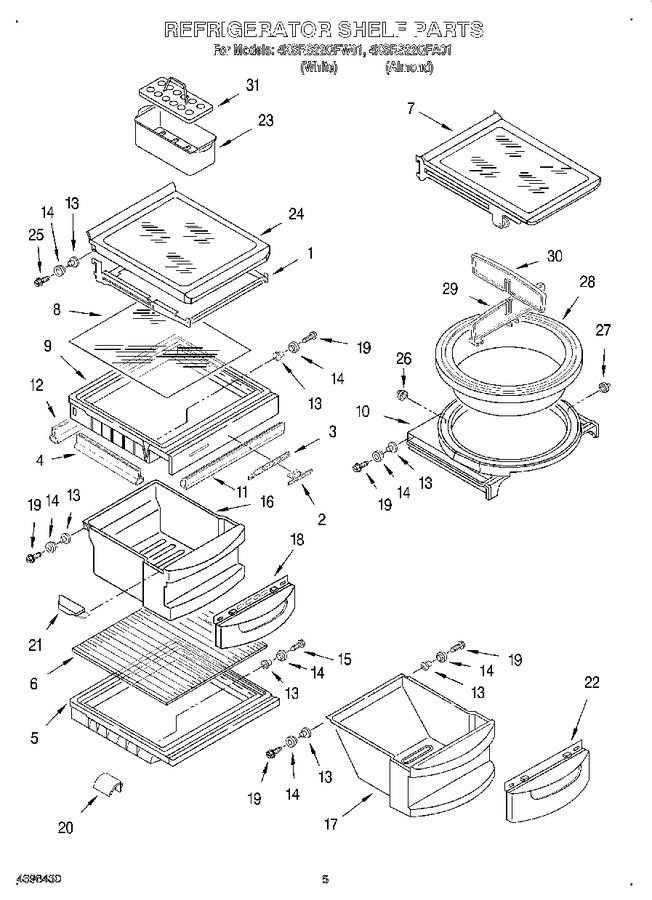 Diagram for 4KSRS22QFW01