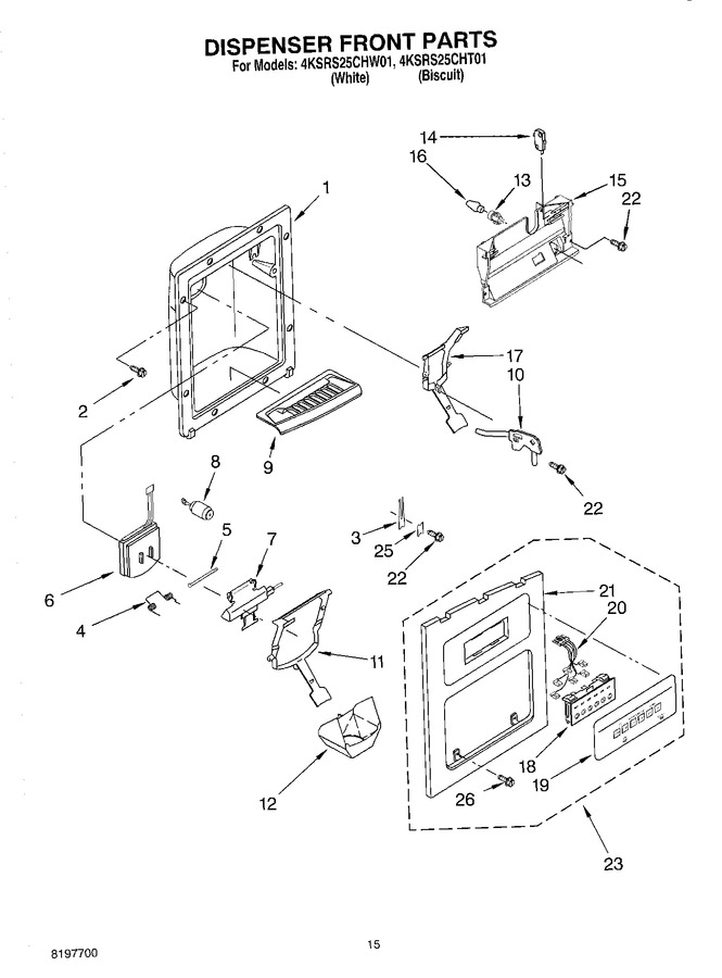 Diagram for 4KSRS25CHW01