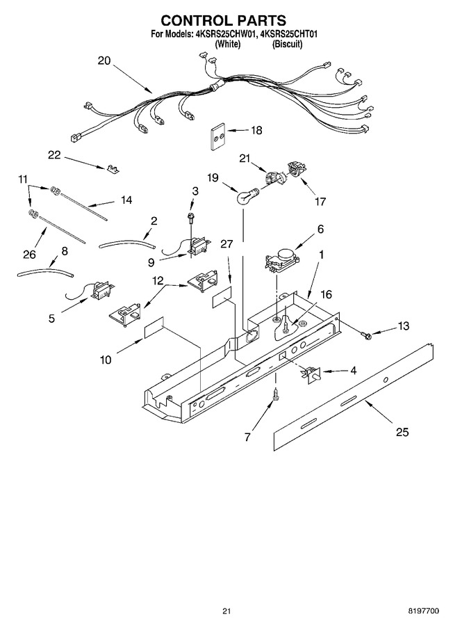 Diagram for 4KSRS25CHW01