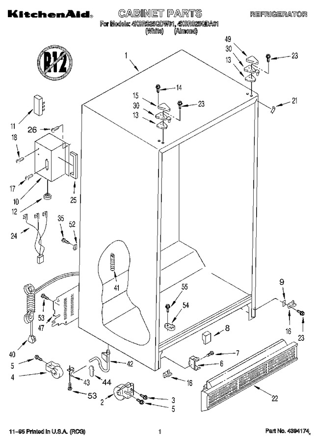 Diagram for 4KSRS25QDW01