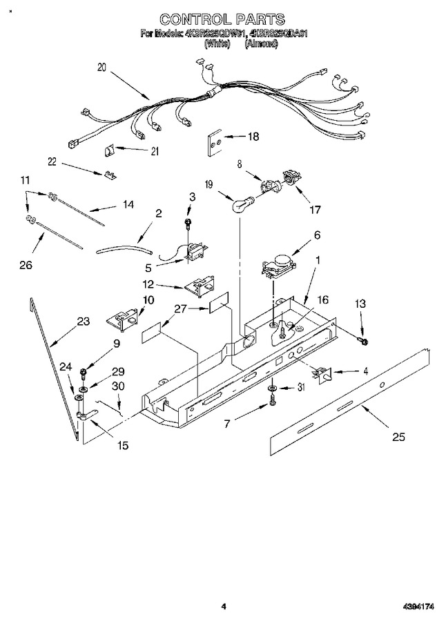 Diagram for 4KSRS25QDW01