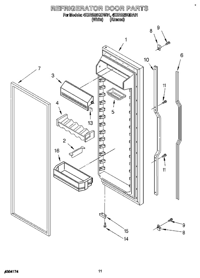 Diagram for 4KSRS25QDW01