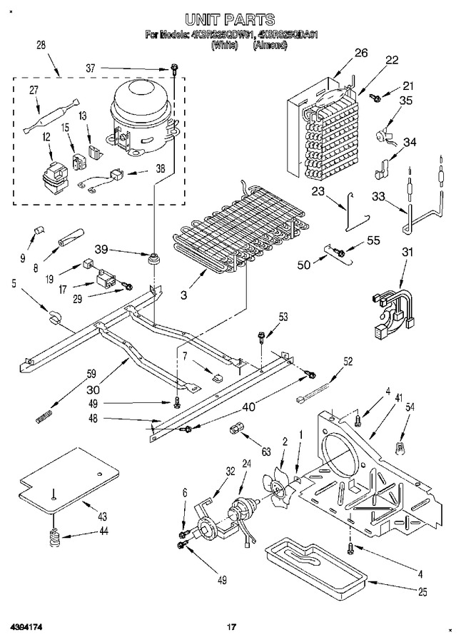 Diagram for 4KSRS25QDW01