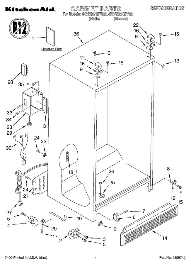Diagram for 4KSRS27QFA02