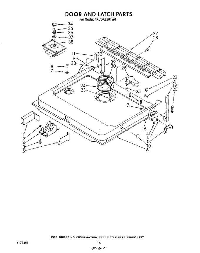 Diagram for 4KUDA220TW0