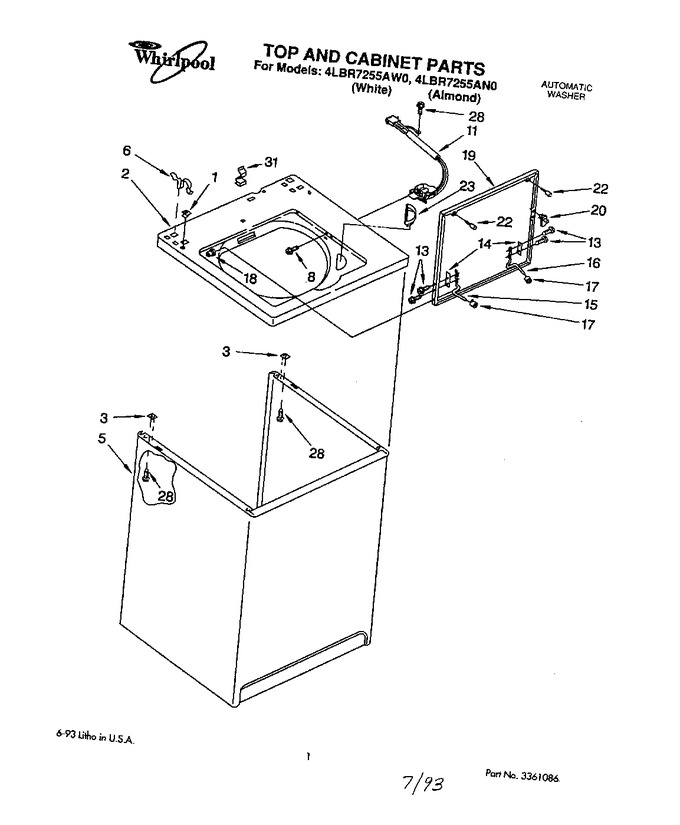 Diagram for 4LBR7255AN0