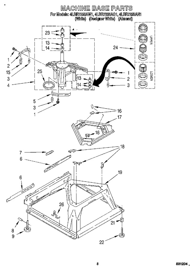 Diagram for 4LBR7255AN1