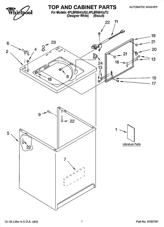 Diagram for 4PLBR8543JT2