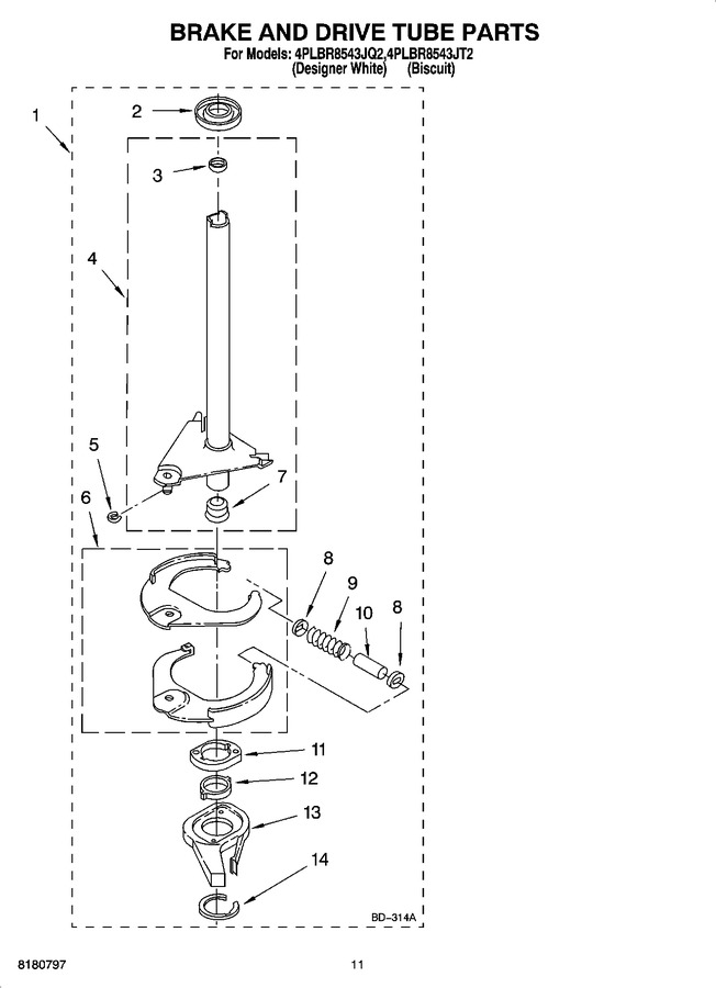 Diagram for 4PLBR8543JT2