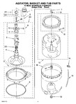 Diagram for 03 - Agitator, Basket And Tub Parts
