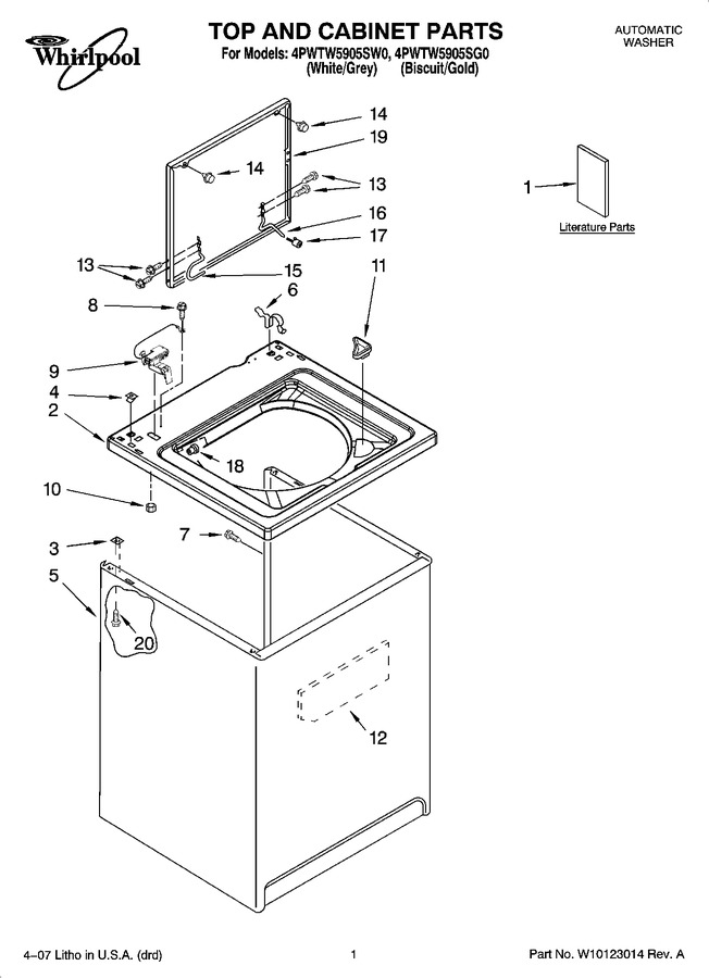 Diagram for 4PWTW5905SG0