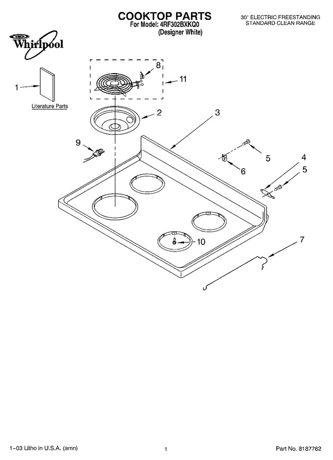 Diagram for 4RF302BXKQ0