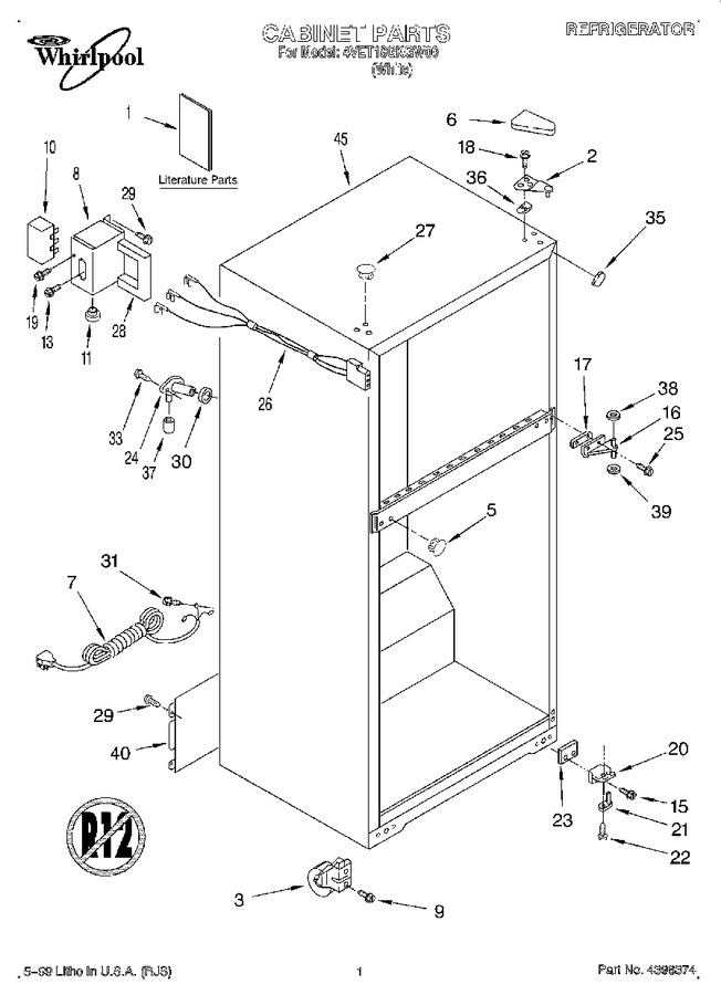 Diagram for 4VET18GKGW00