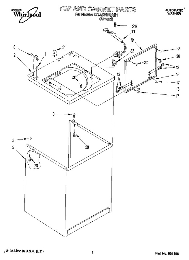 Diagram for 4XLA87W92AN1