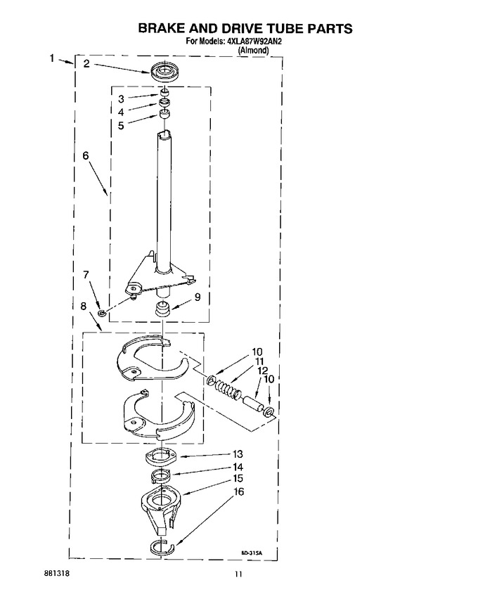 Diagram for 4XLA87W92AN2