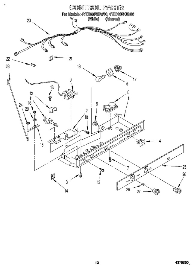 Diagram for 4YED20PKBW00