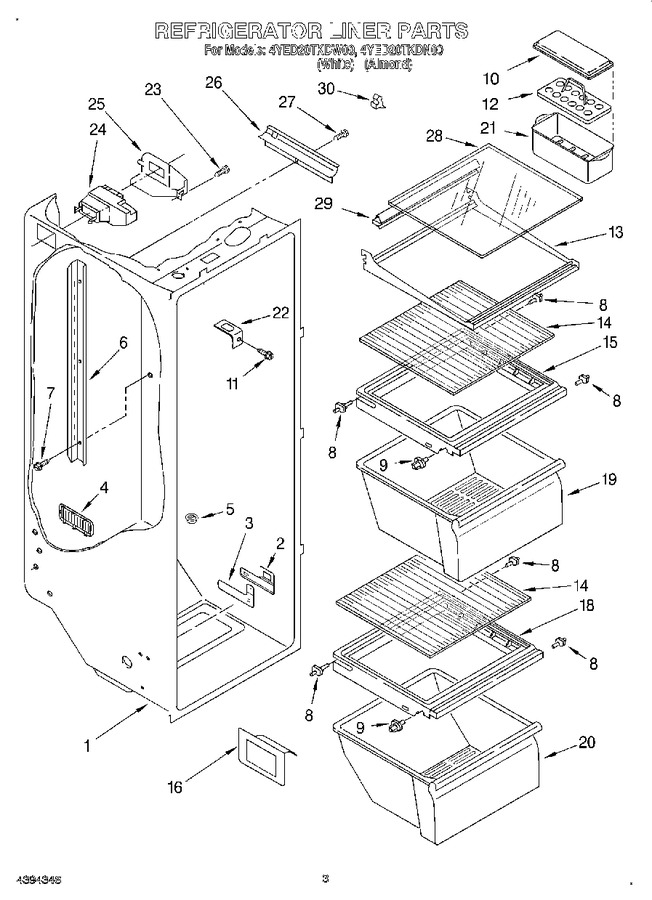 Diagram for 4YED20TKDN00