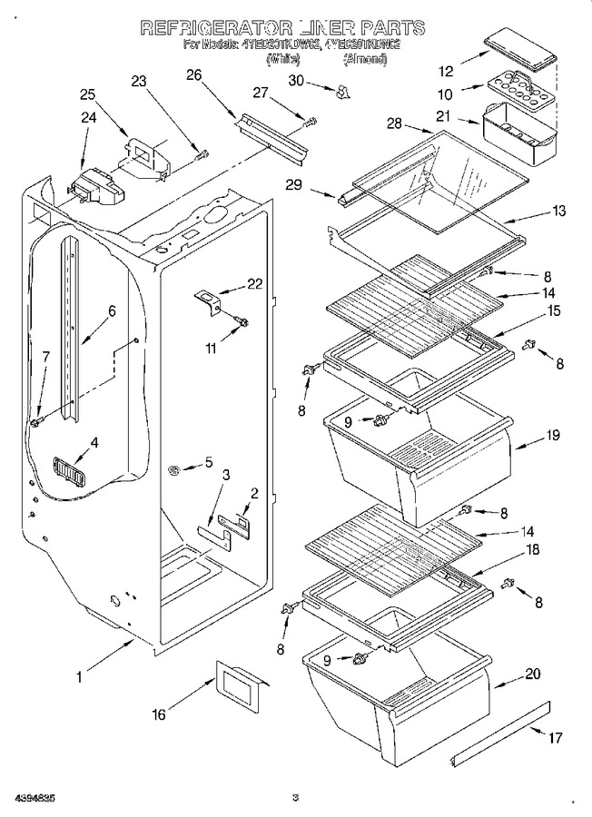 Diagram for 4YED20TKDW02