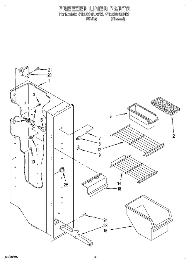 Diagram for 4YED20TKDW02