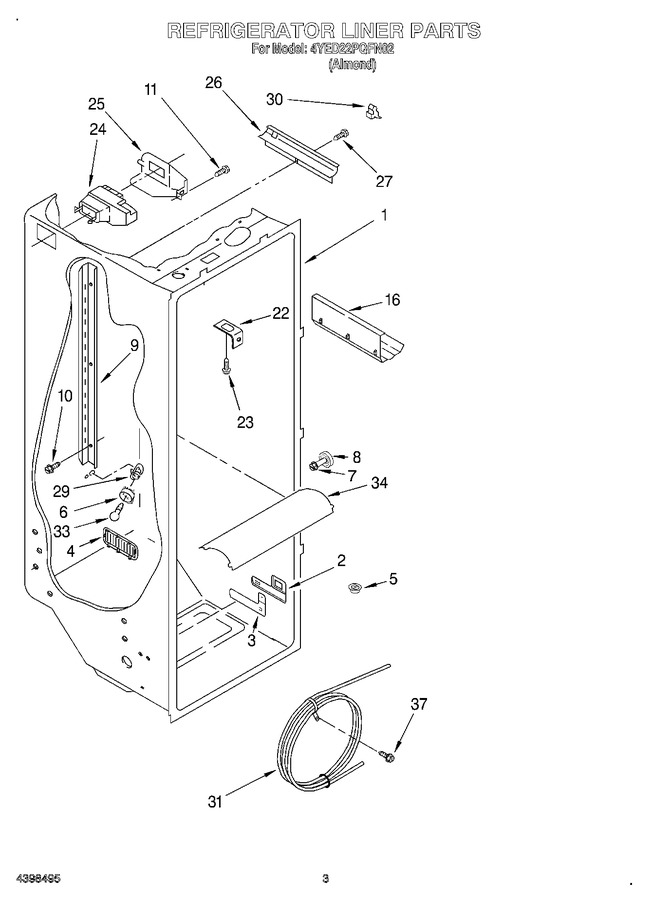Diagram for 4YED22PQFN02