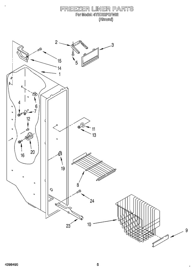 Diagram for 4YED22PQFN02
