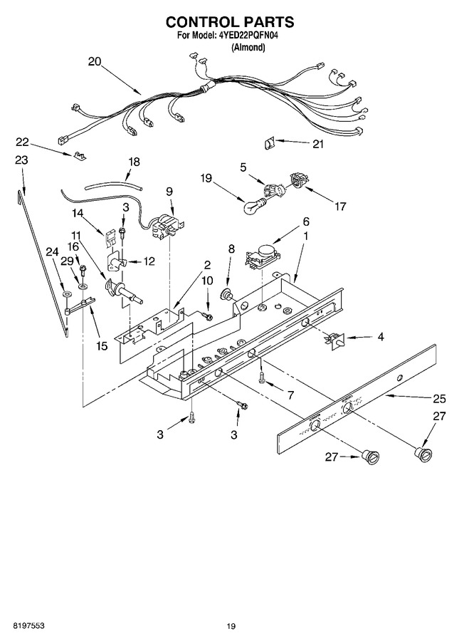 Diagram for 4YED22PQFN04