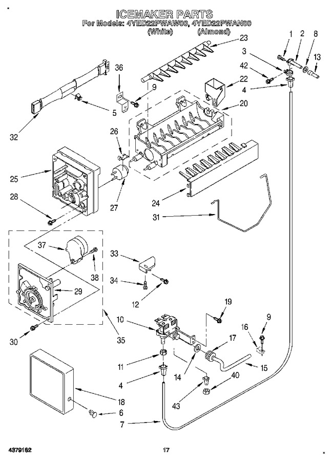 Diagram for 4YED22PWAN00