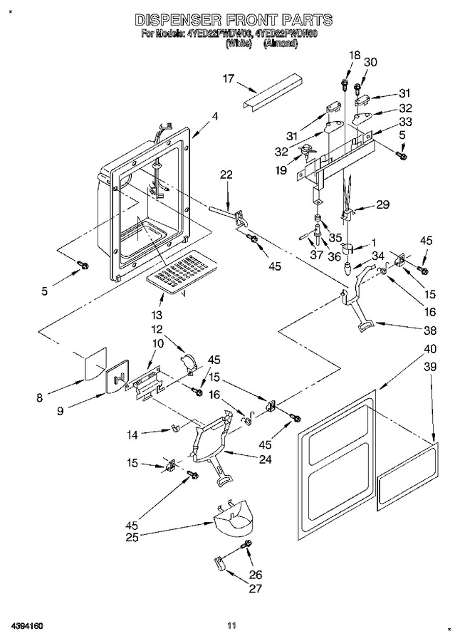 Diagram for 4YED22PWDN00