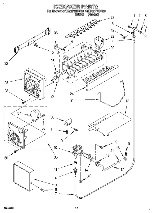 Diagram for 4YED22PWDW00