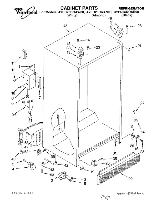 Diagram for 4YED25DQAB00