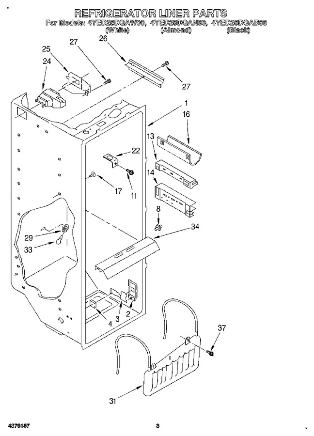 Diagram for 4YED25DQAN00