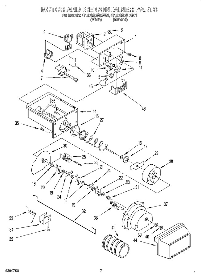 Diagram for 4YED25DQDW01