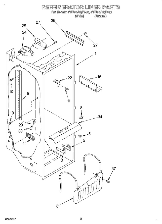 Diagram for 4YED25DQFN00