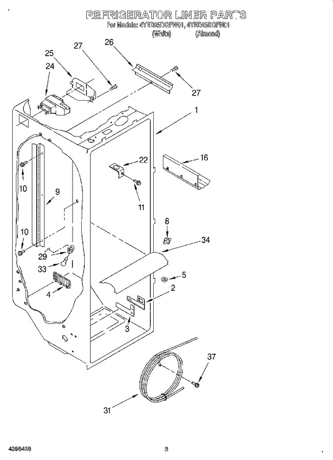 Diagram for 4YED25DQFN01