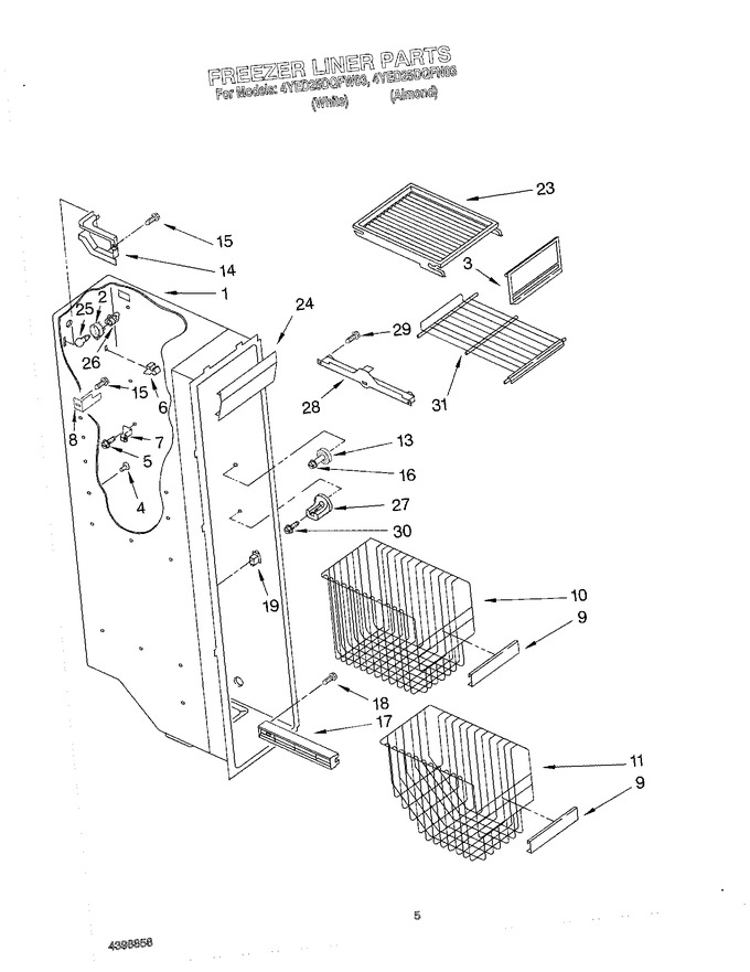 Diagram for 4YED25DQFN03