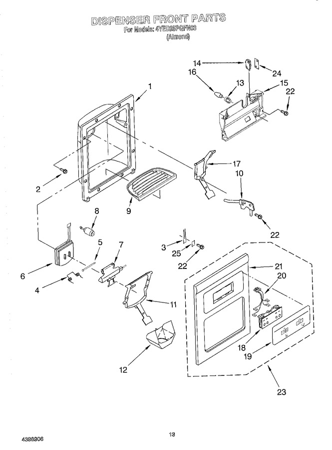 Diagram for 4YED25PQFN03