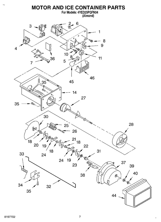 Diagram for 4YED25PQFN04