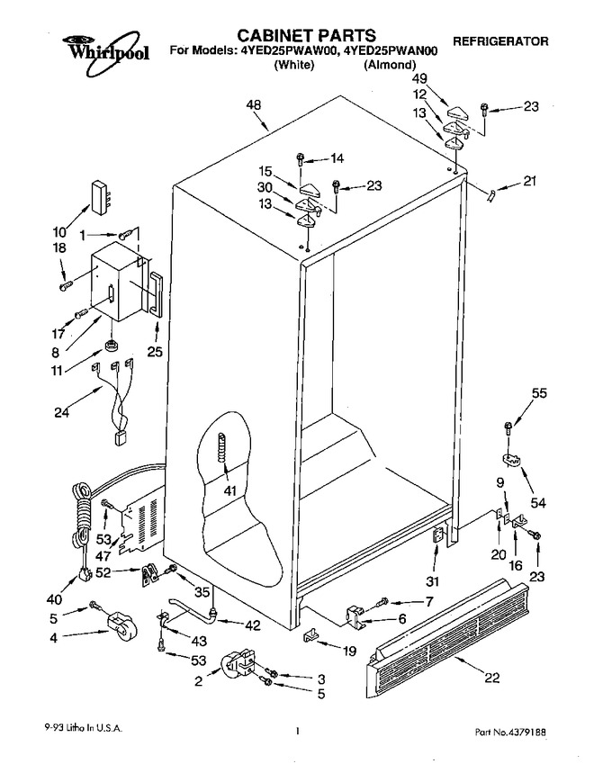 Diagram for 4YED25PWAW00