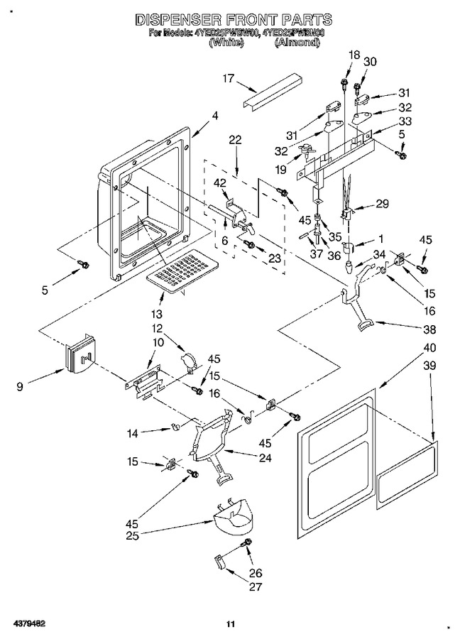 Diagram for 4YED25PWBW00