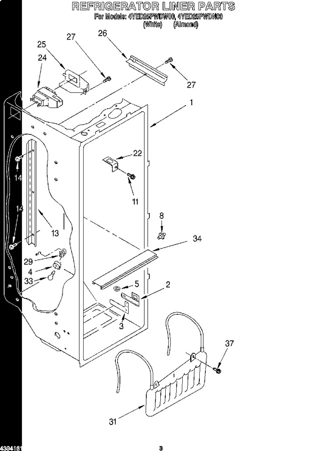 Diagram for 4YED25PWDW00
