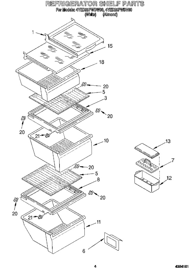Diagram for 4YED25PWDW00