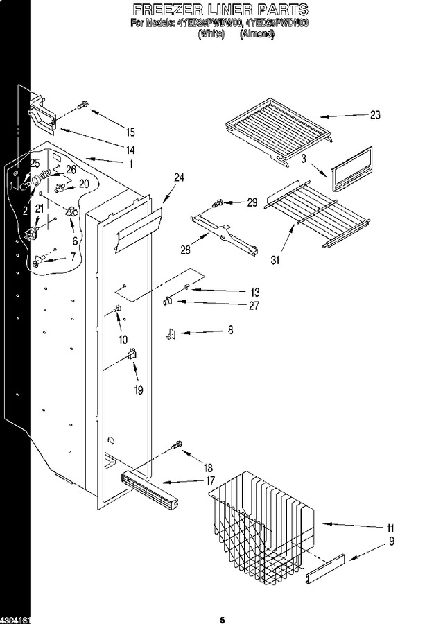 Diagram for 4YED25PWDW00