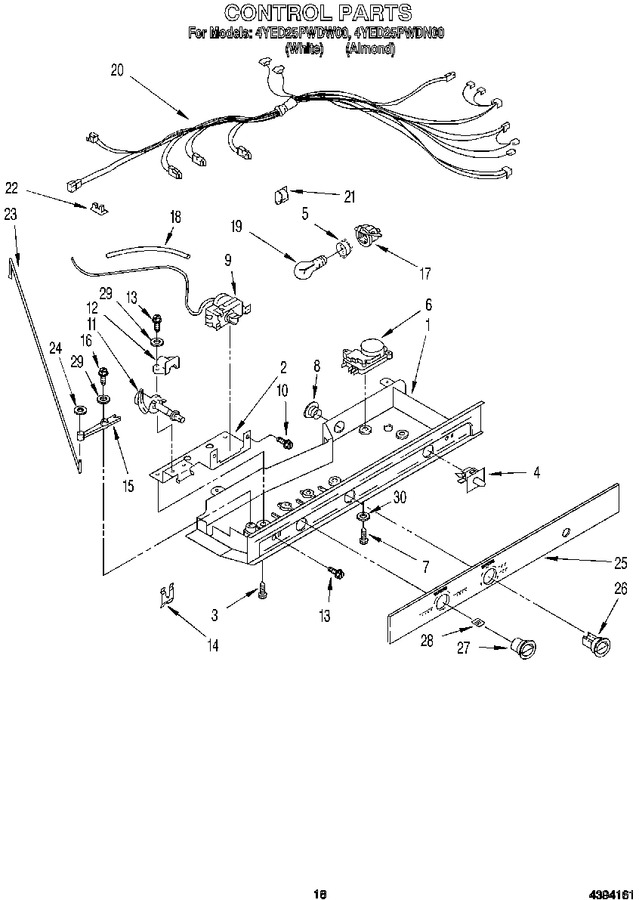 Diagram for 4YED25PWDN00