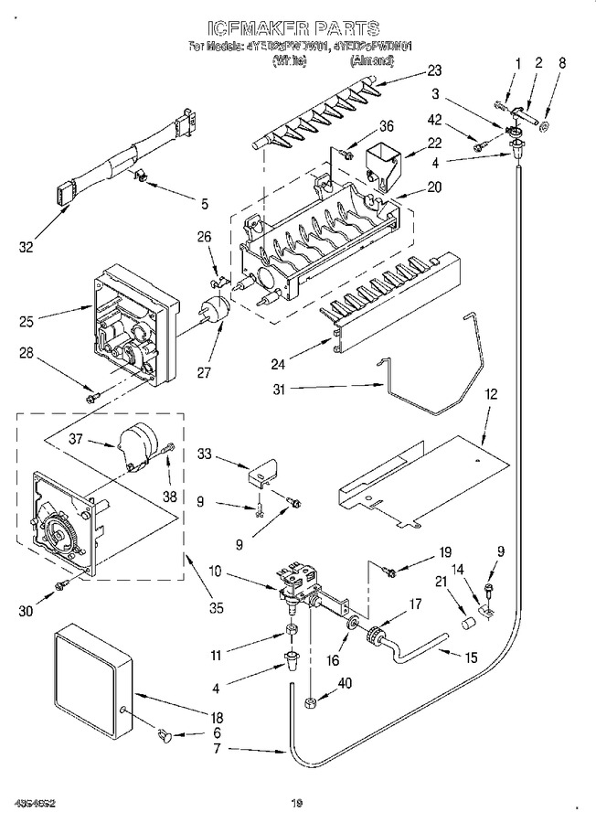 Diagram for 4YED25PWDW01