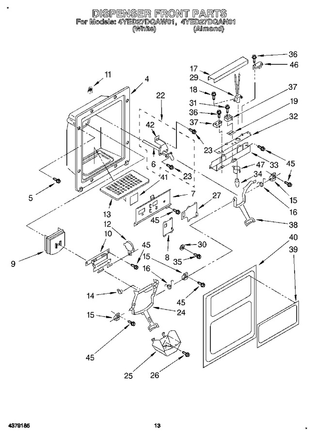 Diagram for 4YED27DQAN01
