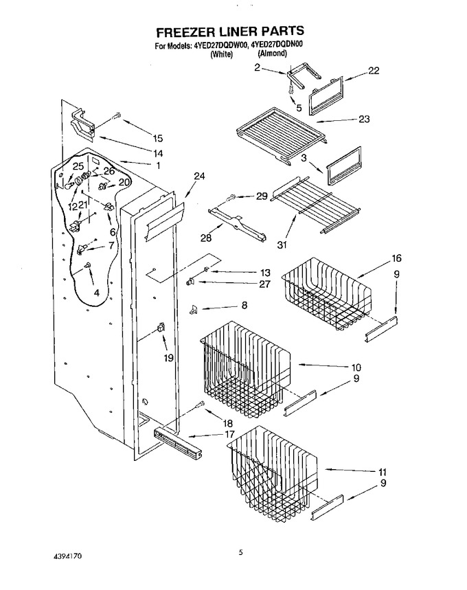 Diagram for 4YED27DQDW00