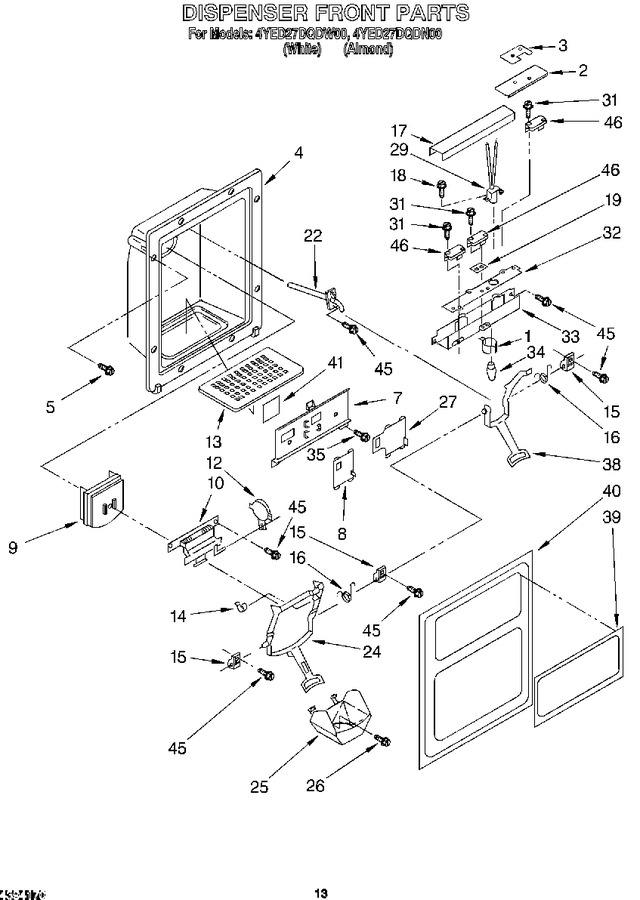 Diagram for 4YED27DQDW00
