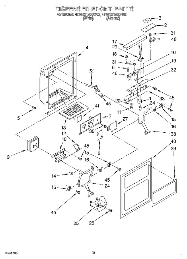 Diagram for 4YED27DQDW02