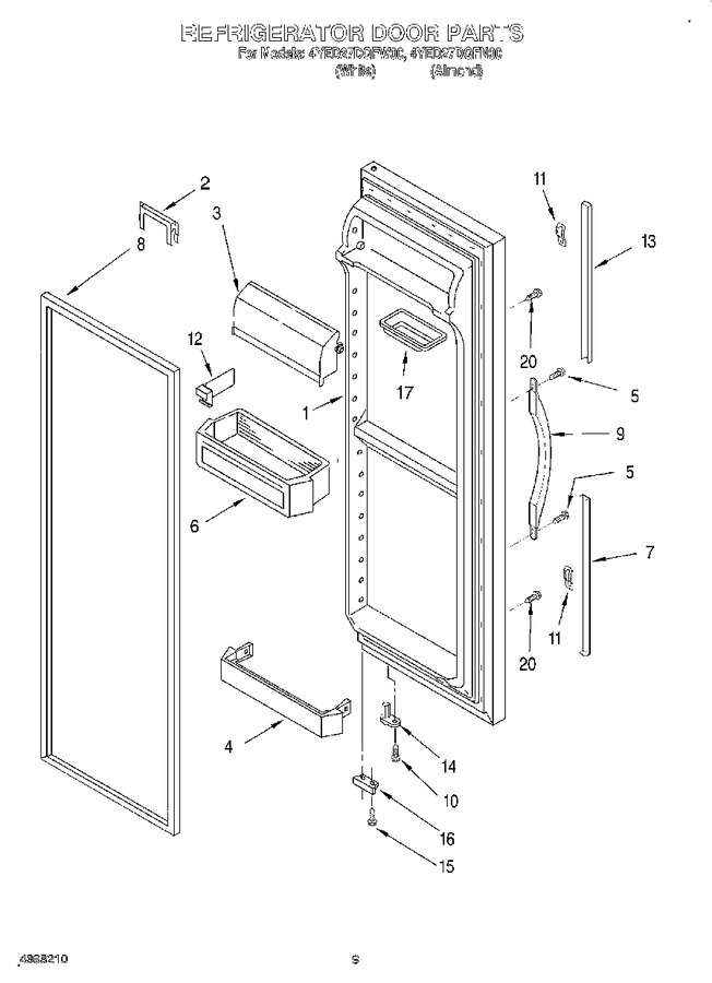 Diagram for 4YED27DQFW00
